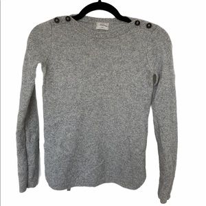 Grey Merino Wool Sweater